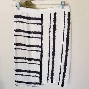 A.L.C. Walsh Silk Stripe Skirt